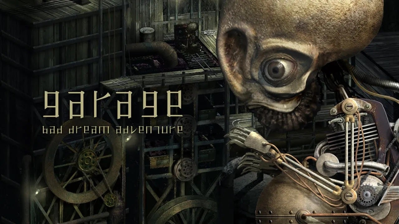Immagine di Garage Bad Dream Adventure è un disturbante punta e clicca uscito nel 1999 e ora in arrivo su Steam