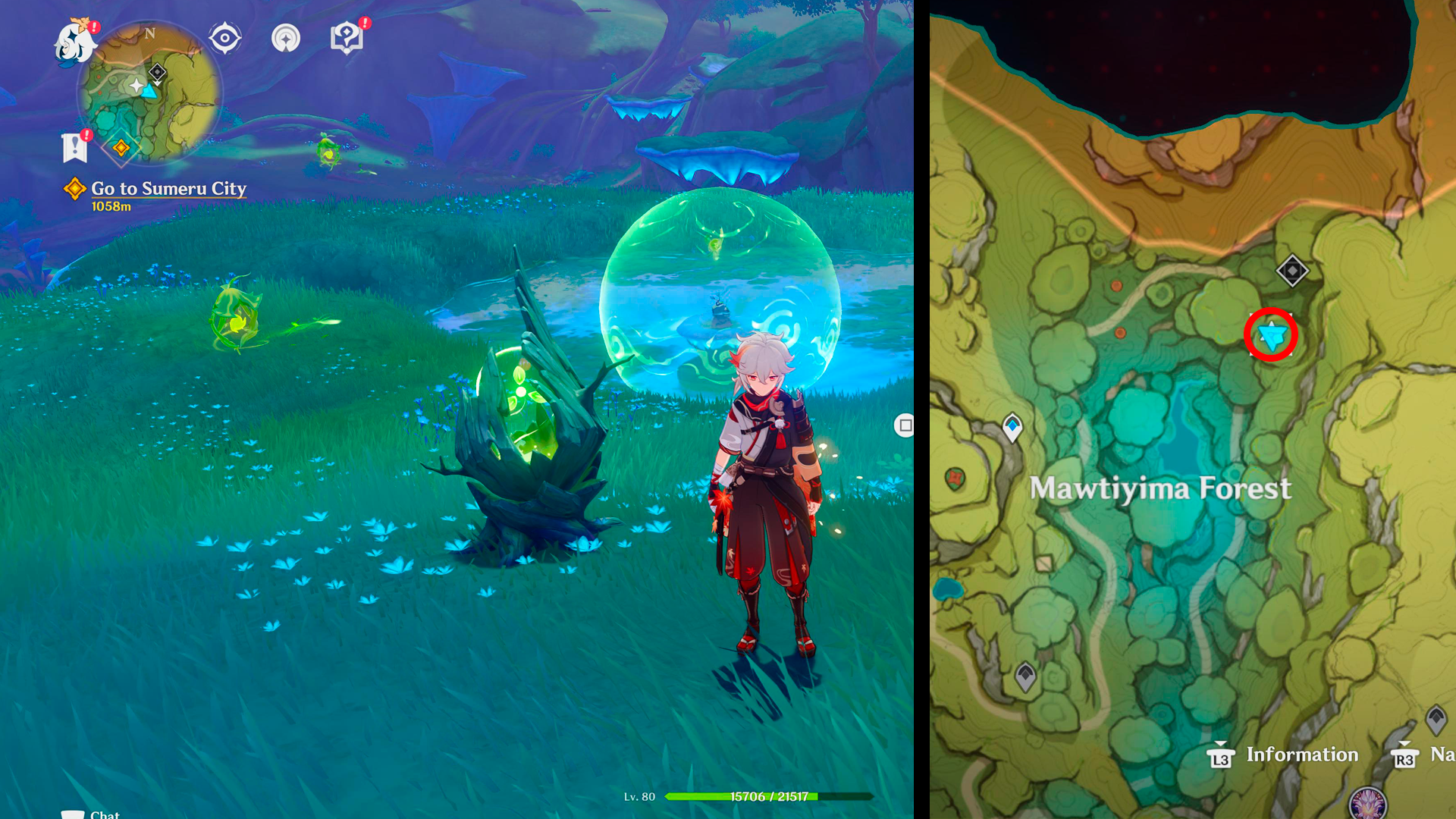 Genshin Impact Dendroculus locations - 36