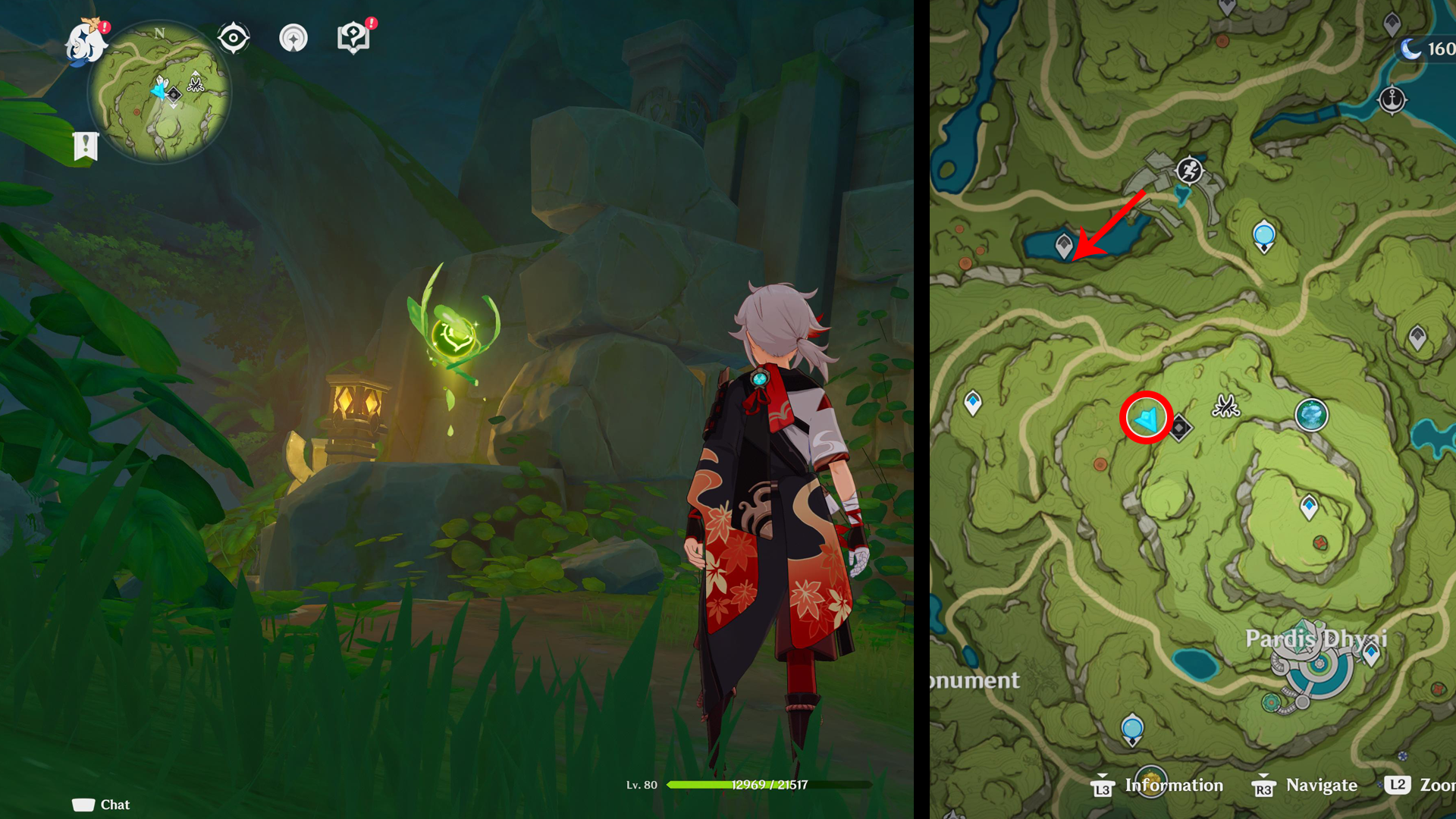 Genshin Impact Dendroculus locations - 69