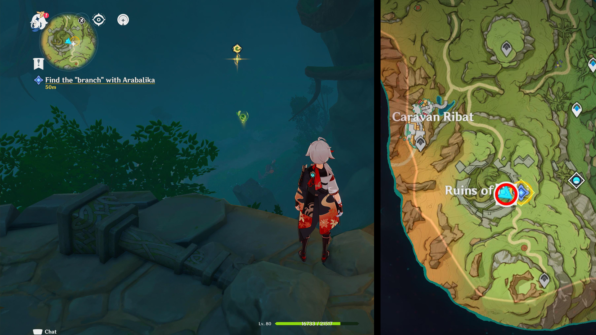 Genshin Impact Dendroculus locations - 76