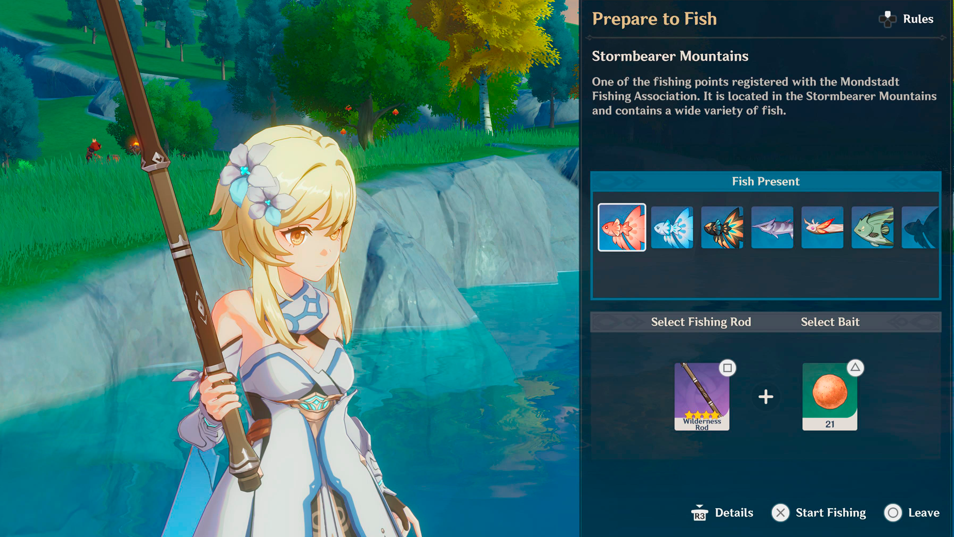 Image for Genshin Impact Fishing, from how to unlock fishing, how to fish and every fish, rod and bait listed