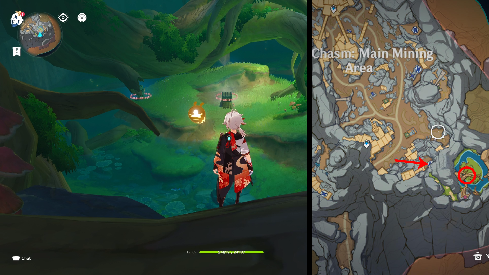 Genshin Impact Static Views quest locations and how to find the Shriveled Seed - 60