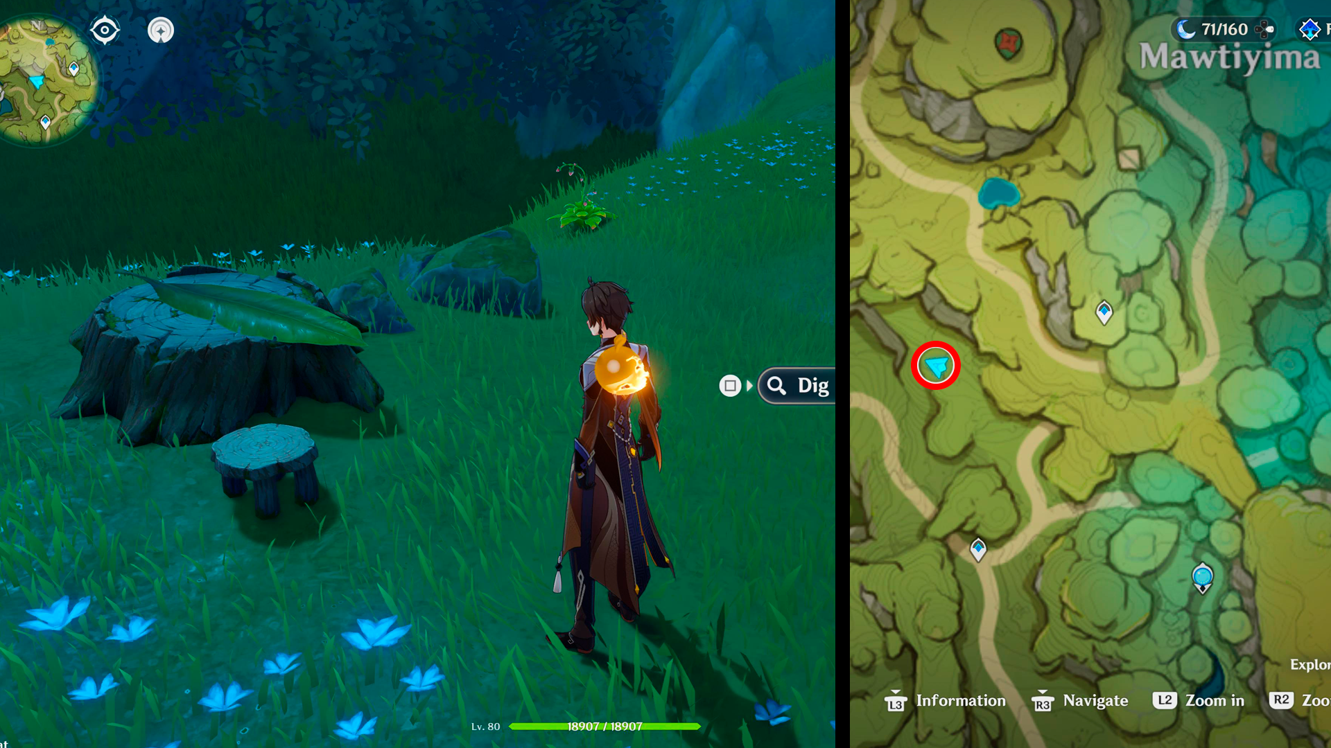 Genshin Impact Static Views quest locations and how to find the Shriveled Seed - 92