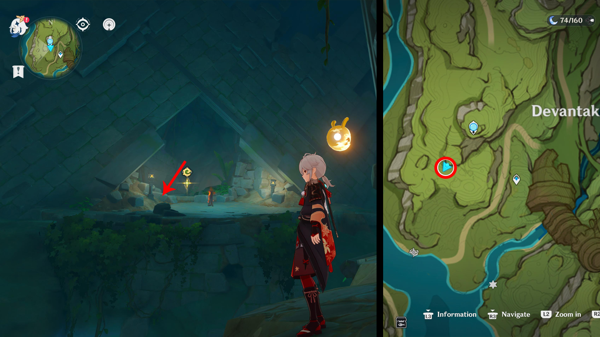 Genshin Impact Static Views quest locations and how to find the Shriveled Seed - 37