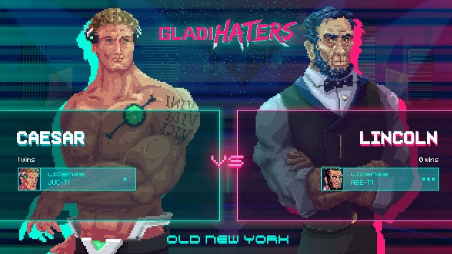 Imagem para Gladihaters, o jogo português que mete personagens históricas a lutar numa prisão cyberpunk
