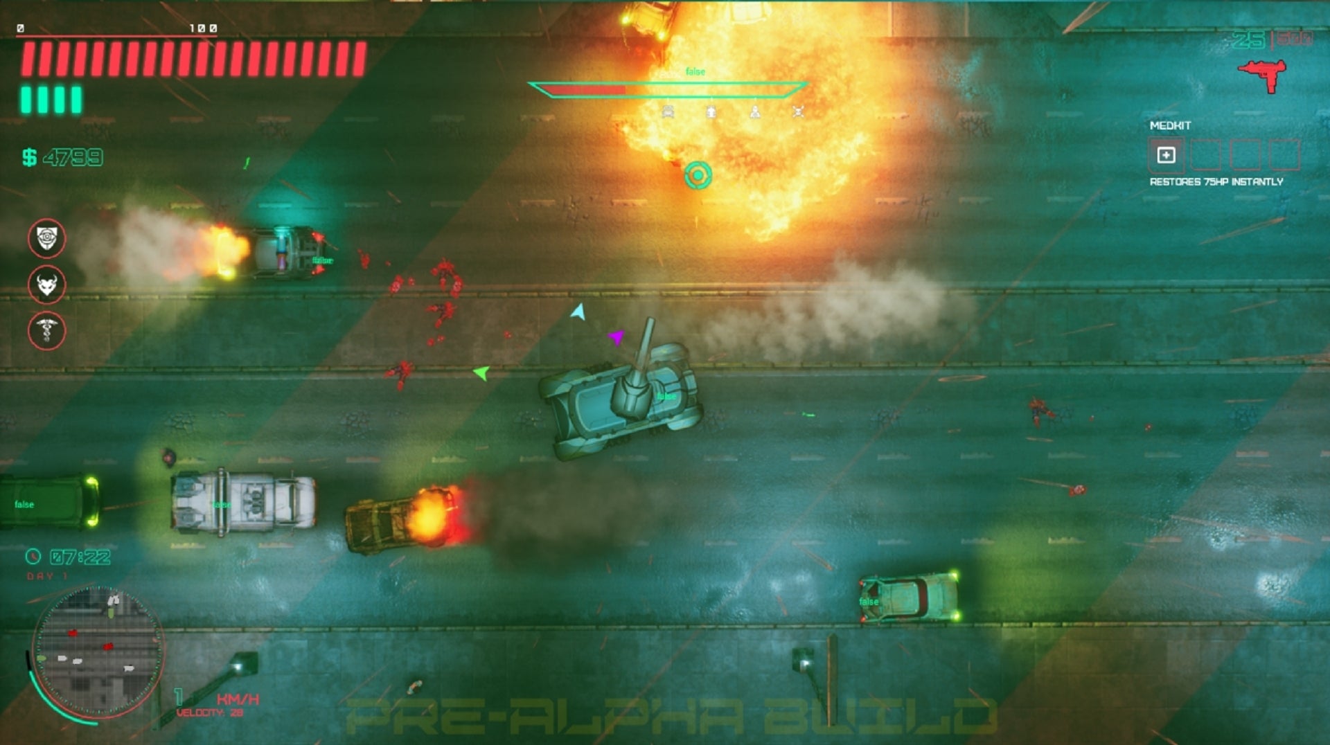 Imagen para Primeras impresiones de Glitchpunk, un juego que mezcla el mítico Grand Theft Auto 2 y Cyberpunk