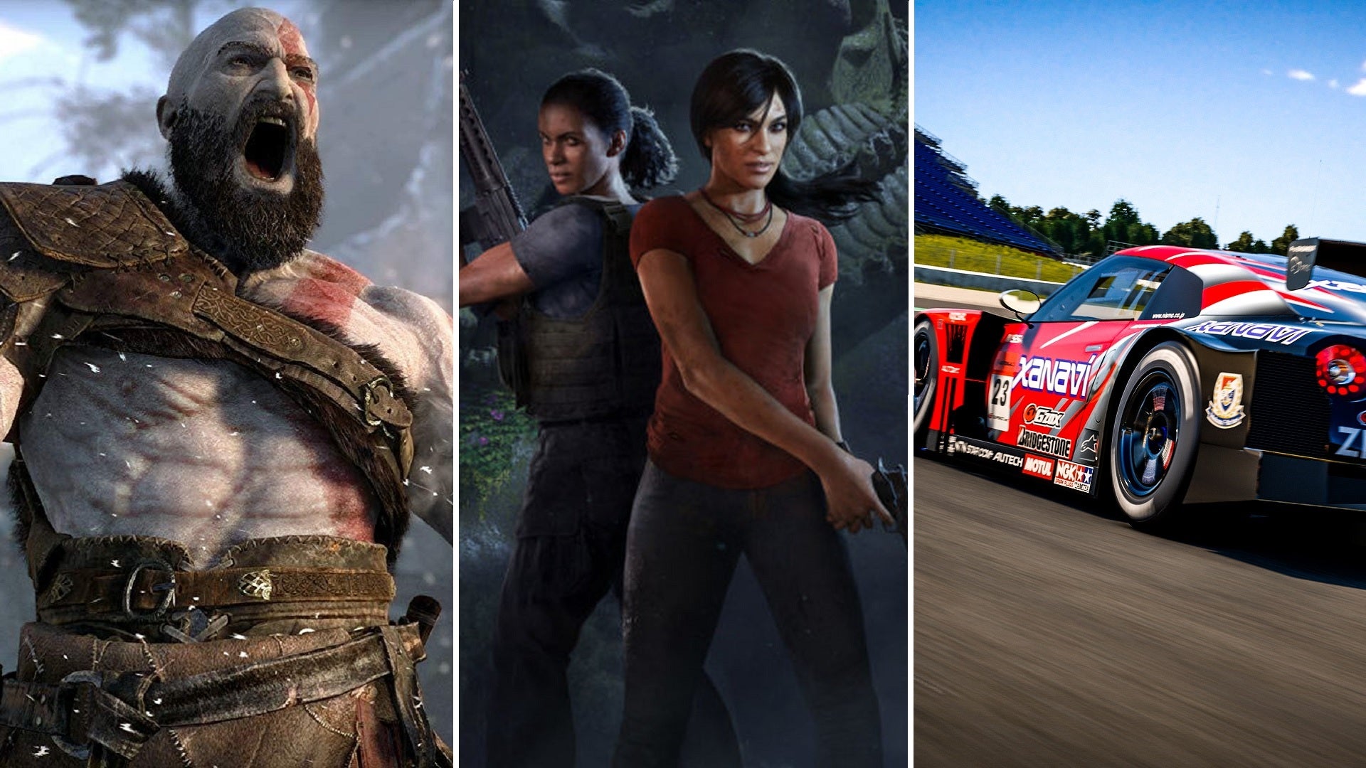 Image for God of War, Uncharted: Lost Legacy and GT Sport join the PlayStation Hits lineup