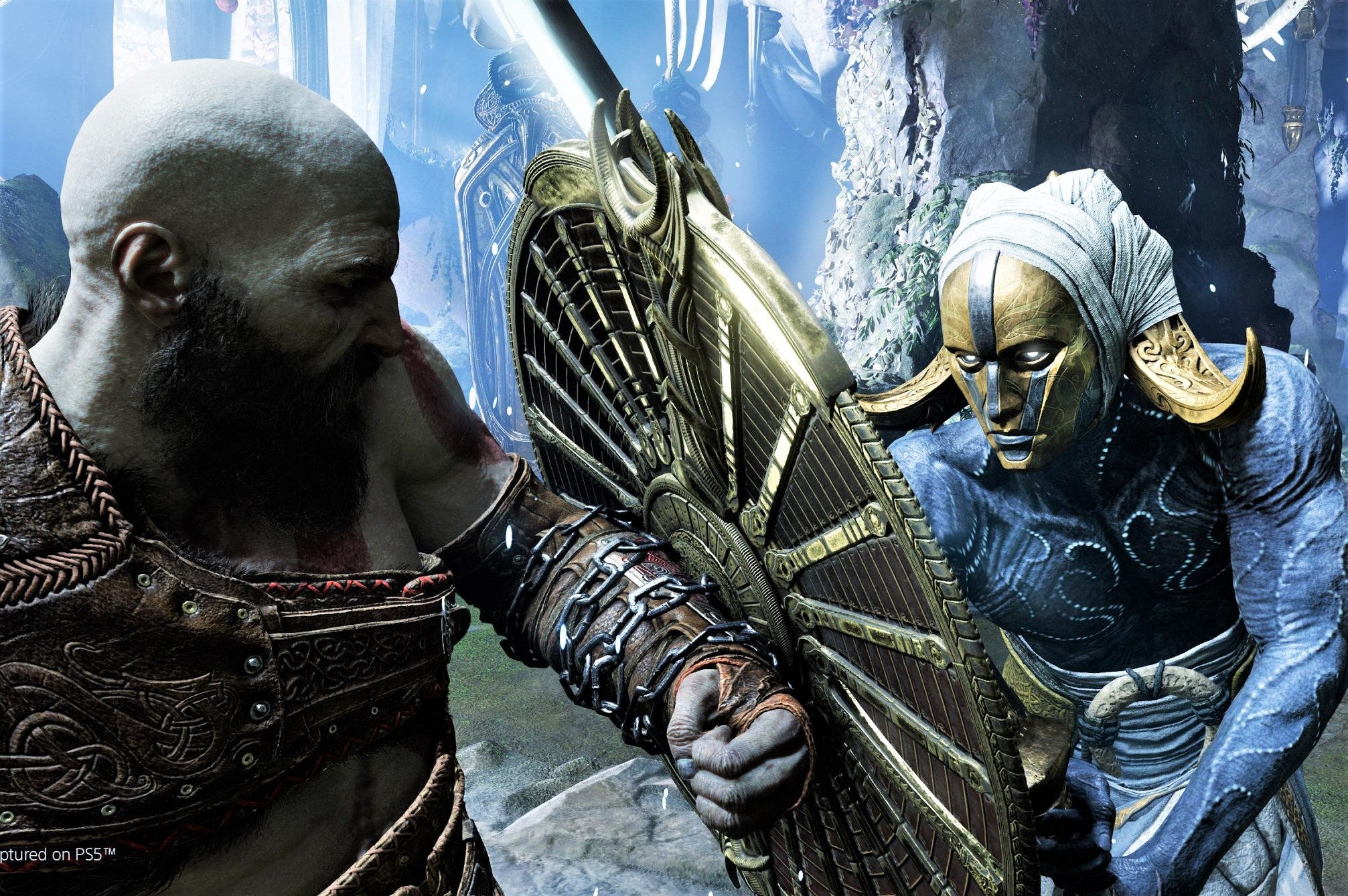 Obrazki dla God of War: Ragnarok wprowadzi nowe tarcze dla Kratosa