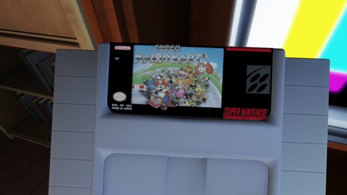 Image for Nifty Gone Home Easter egg adds official SNES cartridges on Switch