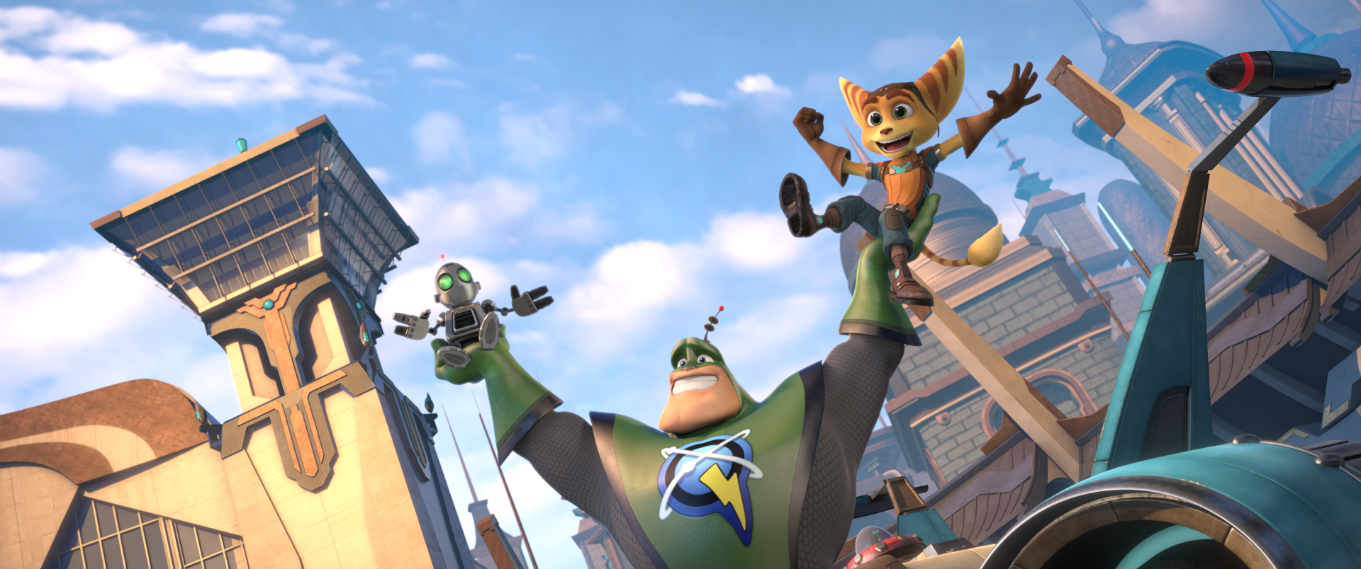 Goofy Slapstick Replaces The Run And Gun Action In The Ratchet Clank Movie Eurogamer Net