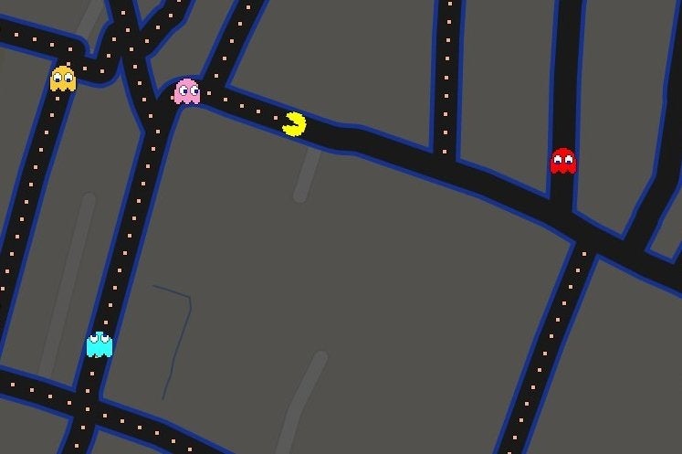 Imagen para Google Maps añade el modo Pac-Man