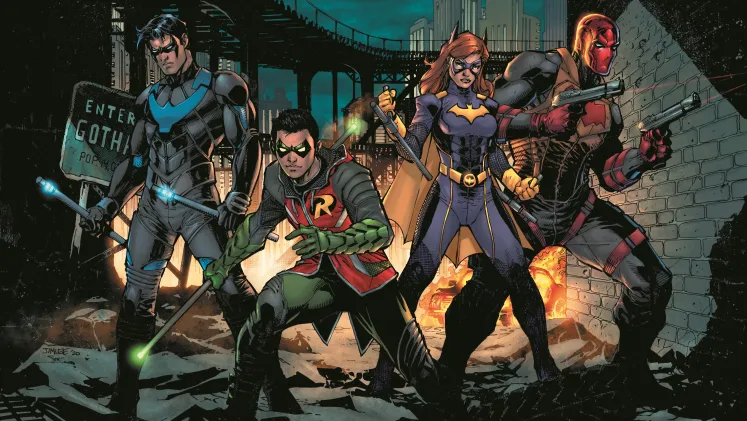 Imagen para ¿Quiénes son los héroes de Gotham Knights? Conoce a Batgirl, Red Hood, Robin y Nightwing