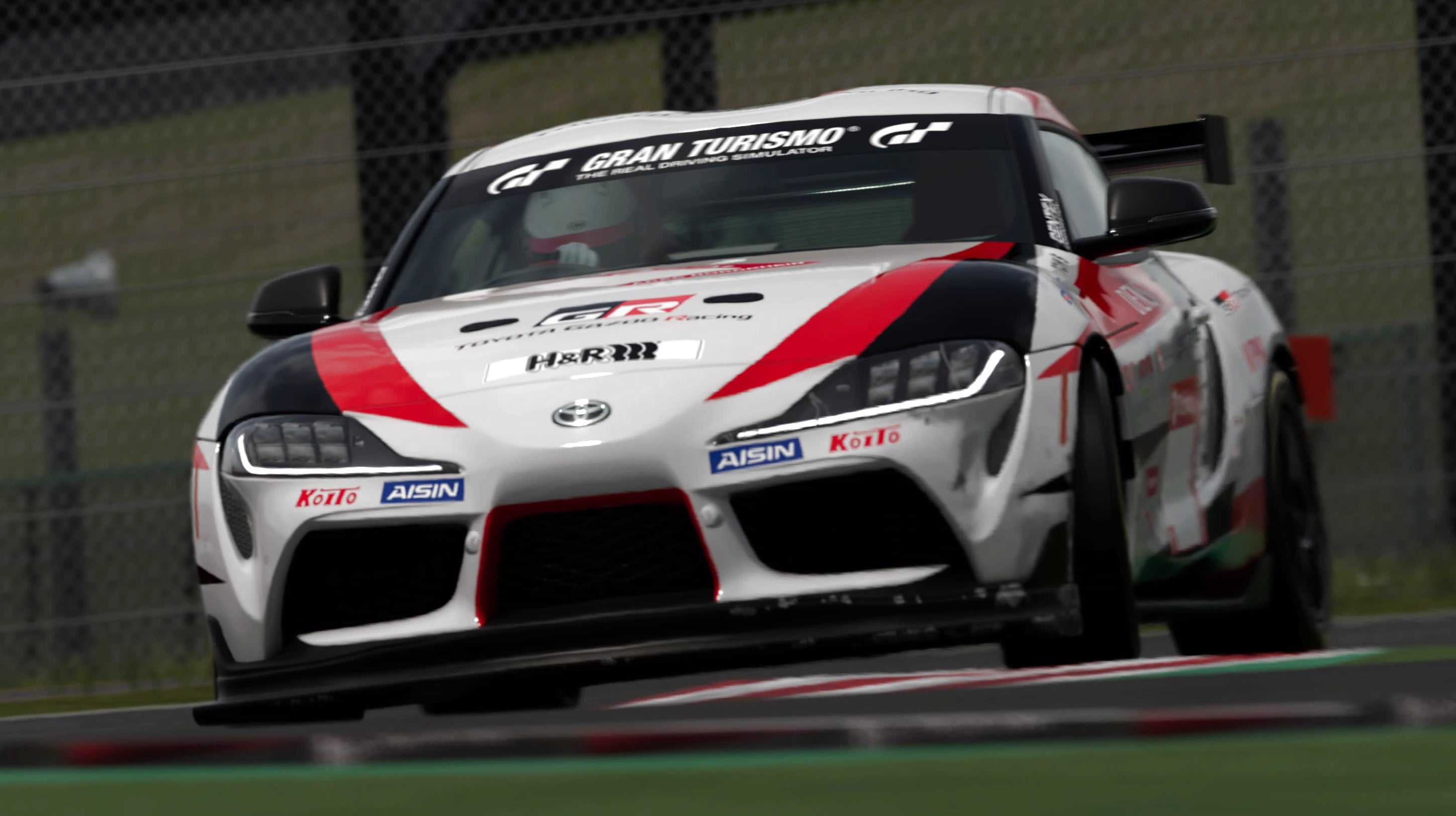 GR Supra Race Car は、グランツーリスモ 7 のガレージにあります。
