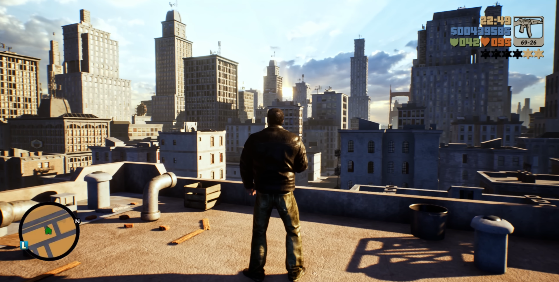 Imagem para Remake de GTA 3 no Unreal Engine 5 deixa-nos a sonhar com as possibilidades