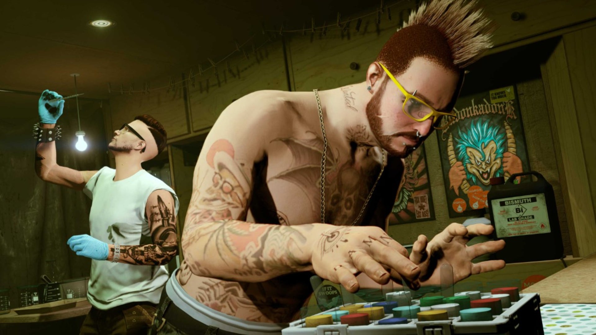 GTA Online Official Rockstar Newswire Image of Acid Lab Activity
