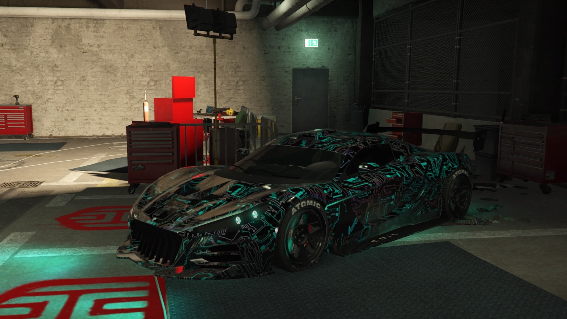 GTA Online, a Coil Cyclone II in the Hao test spot in the LS Car Meet.