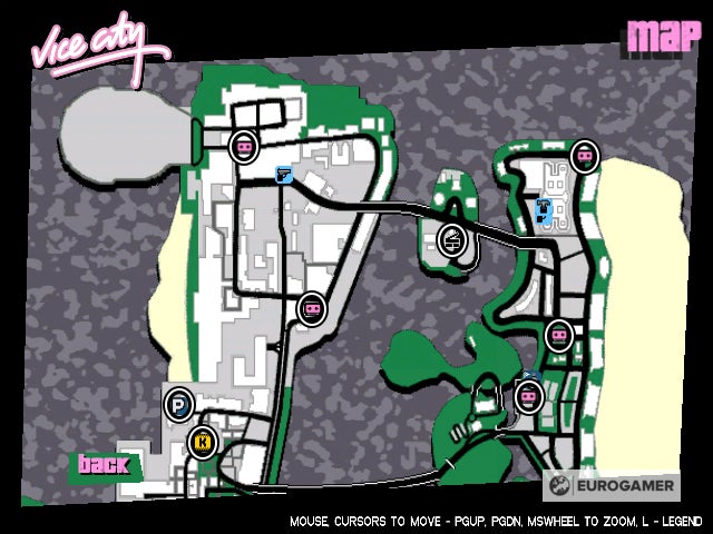 Gta vice city вертолет карта