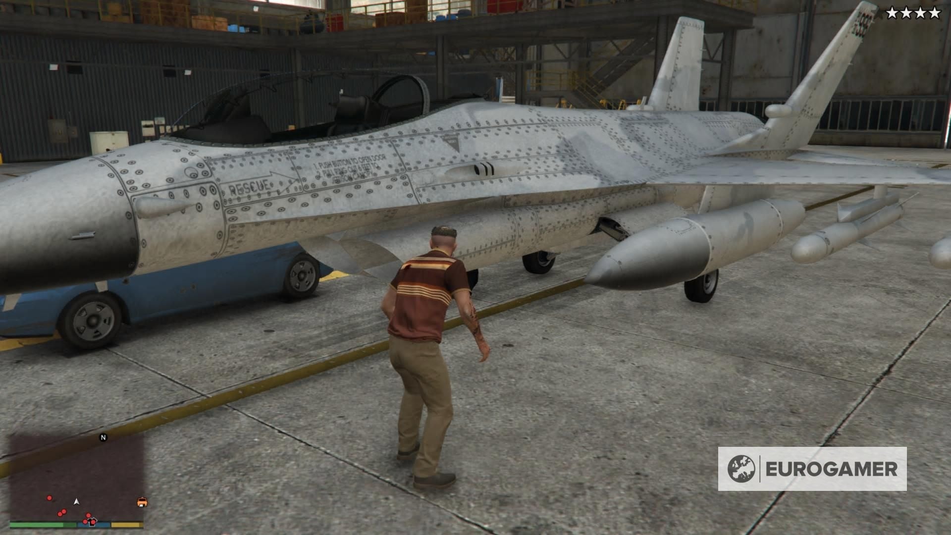 GTA 5 military base location and how to steal the Rhino tank  fighter jet  attack chopper and Titan explained - 83