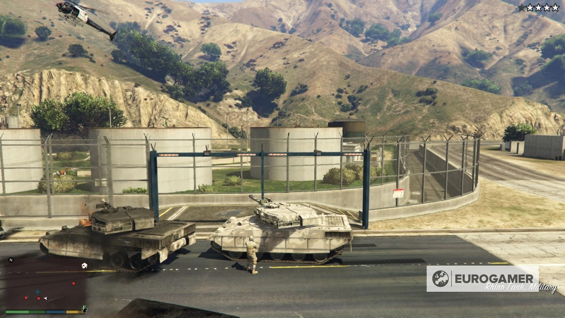 GTA 5 military base location and how to steal the Rhino tank  fighter jet  attack chopper and Titan explained - 59