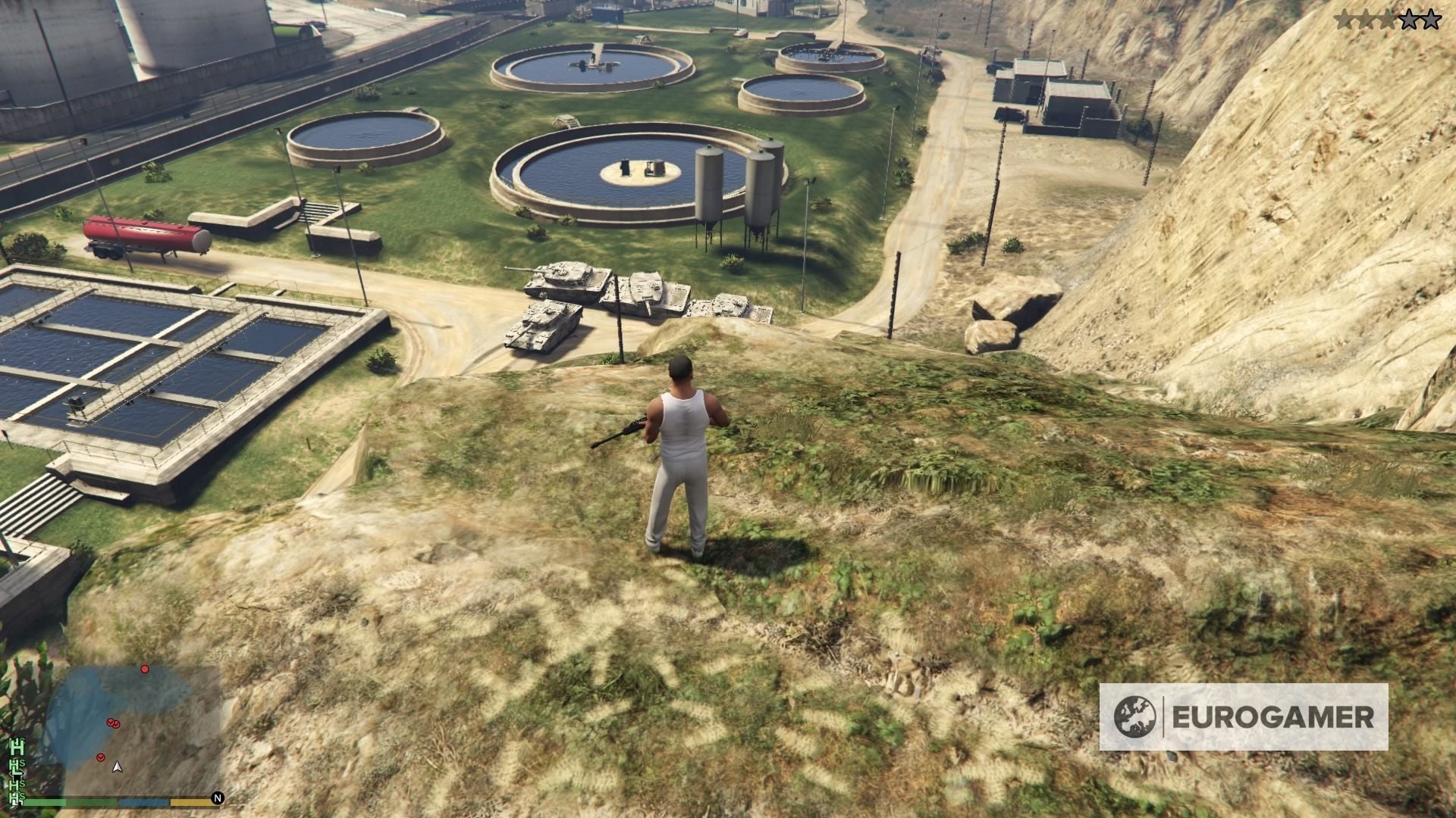 GTA 5 military base location and how to steal the Rhino tank  fighter jet  attack chopper and Titan explained - 47