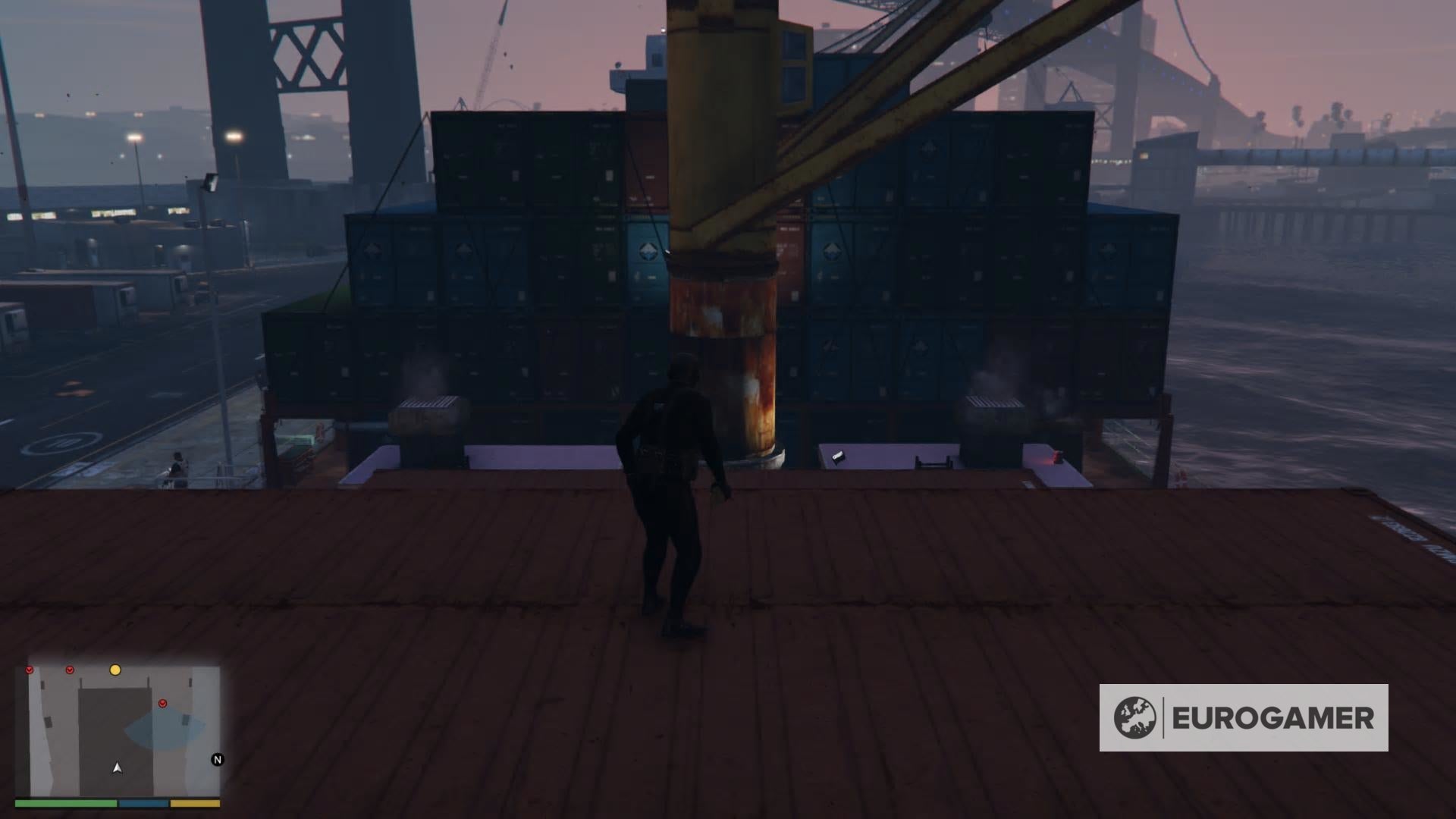 GTA 5 The Merryweather Heist best approach  Offshore or Freighter differences explained - 63