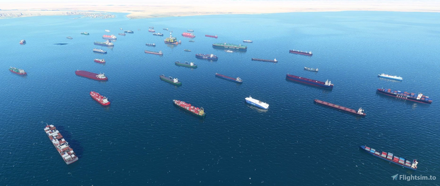 The Suez Canal boat lives on in Microsoft Flight Sim  thanks to the work of modders - 76