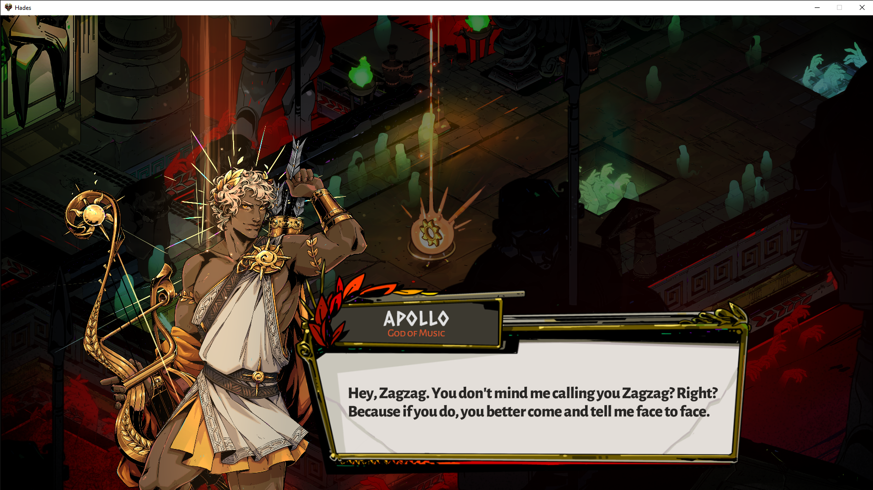Hades gets Apollo, god of music, in new mod | Eurogamer.net