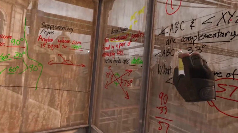 Obrazki dla Lekcja matematyki w Half-Life: Alyx - nauczyciel wykorzystał VR w nietypowy sposób
