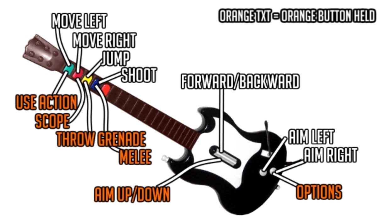 Immagine di Halo 3: riuscireste a finirlo a difficoltà Leggendario usando la chitarra di Guitar Hero?