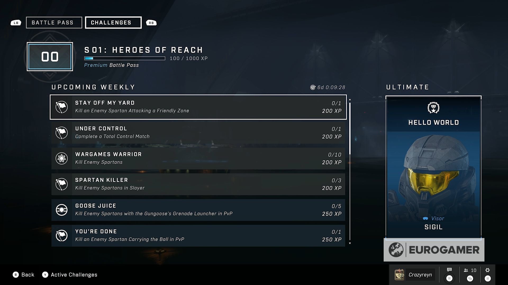 Halo Infinite weekly challenges  How to complete  swap and earn rewards from Weekly Challenges in Halo Infinite - 49