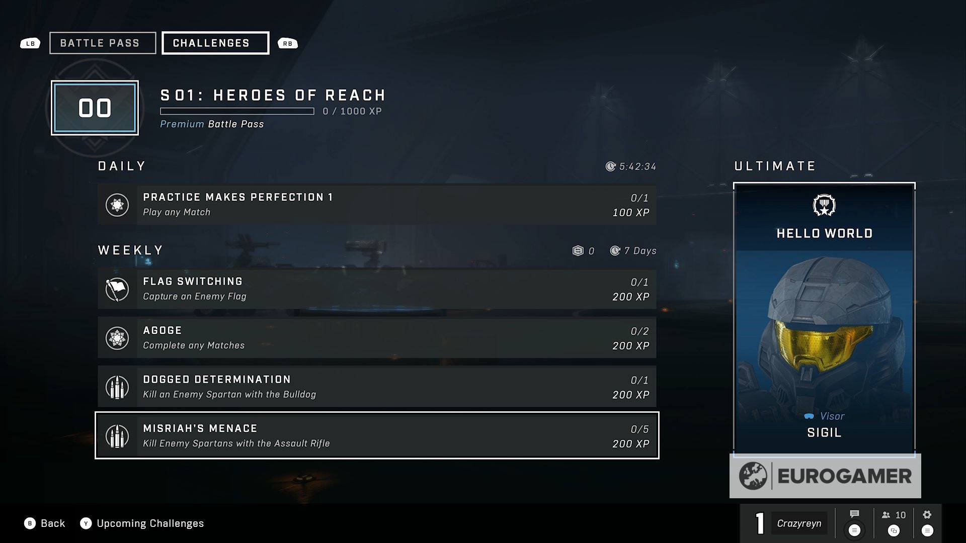 Halo Infinite weekly challenges  How to complete  swap and earn rewards from Weekly Challenges in Halo Infinite - 20