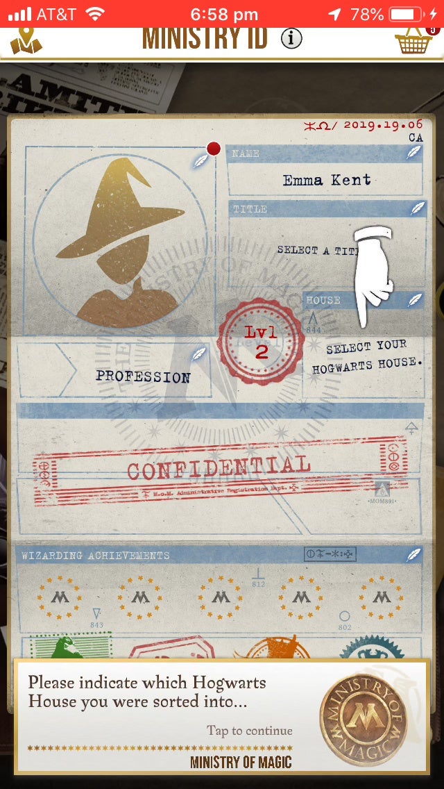 Harry Potter Wizards Unite   Houses  How to join and change Hogwarts Houses with your Ministry ID - 64