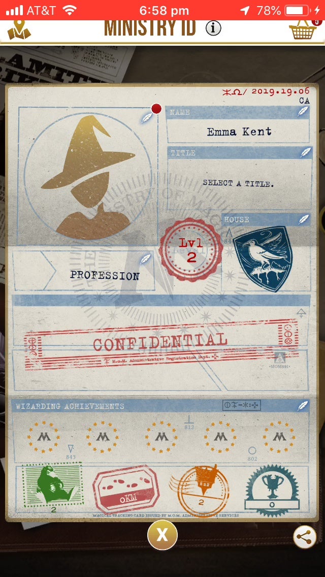 Harry Potter Wizards Unite   Houses  How to join and change Hogwarts Houses with your Ministry ID - 2