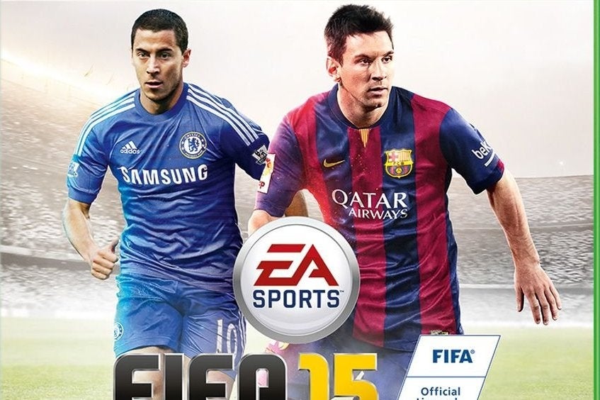 Image for Hazard joins Messi on the cover of FIFA 15