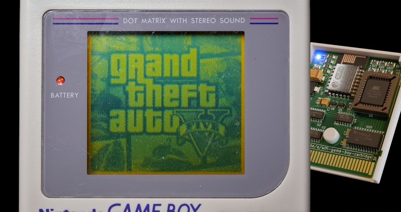 Obrazki dla GTA 5 działa na Game Boyu z 1989 roku