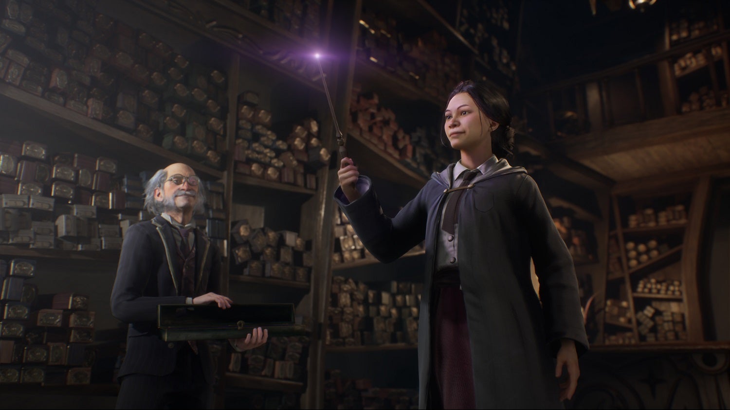 Obrazki dla Album z grafikami Hogwarts Legacy sugeruje datę premiery