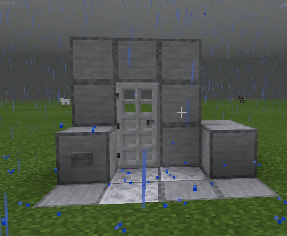 Obrazki dla Minecraft - żelazne drzwi: automatyczne otwieranie