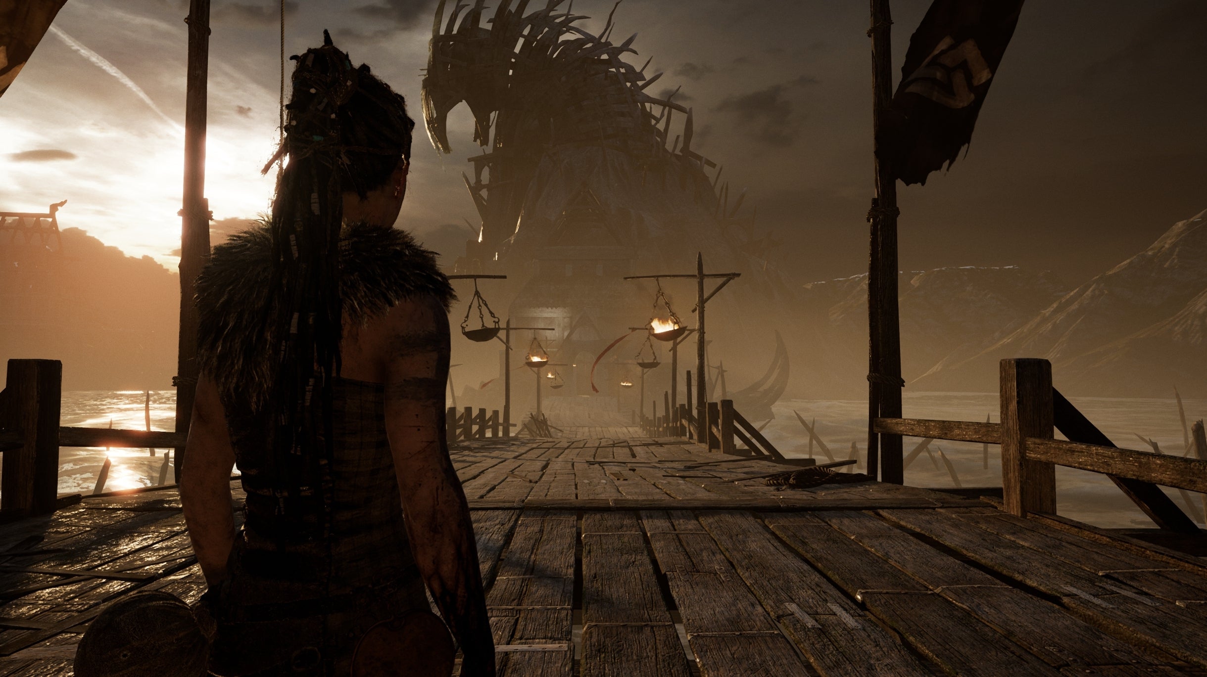 Image for Videosrovnání Hellblade na Xbox One X a PS4 Pro