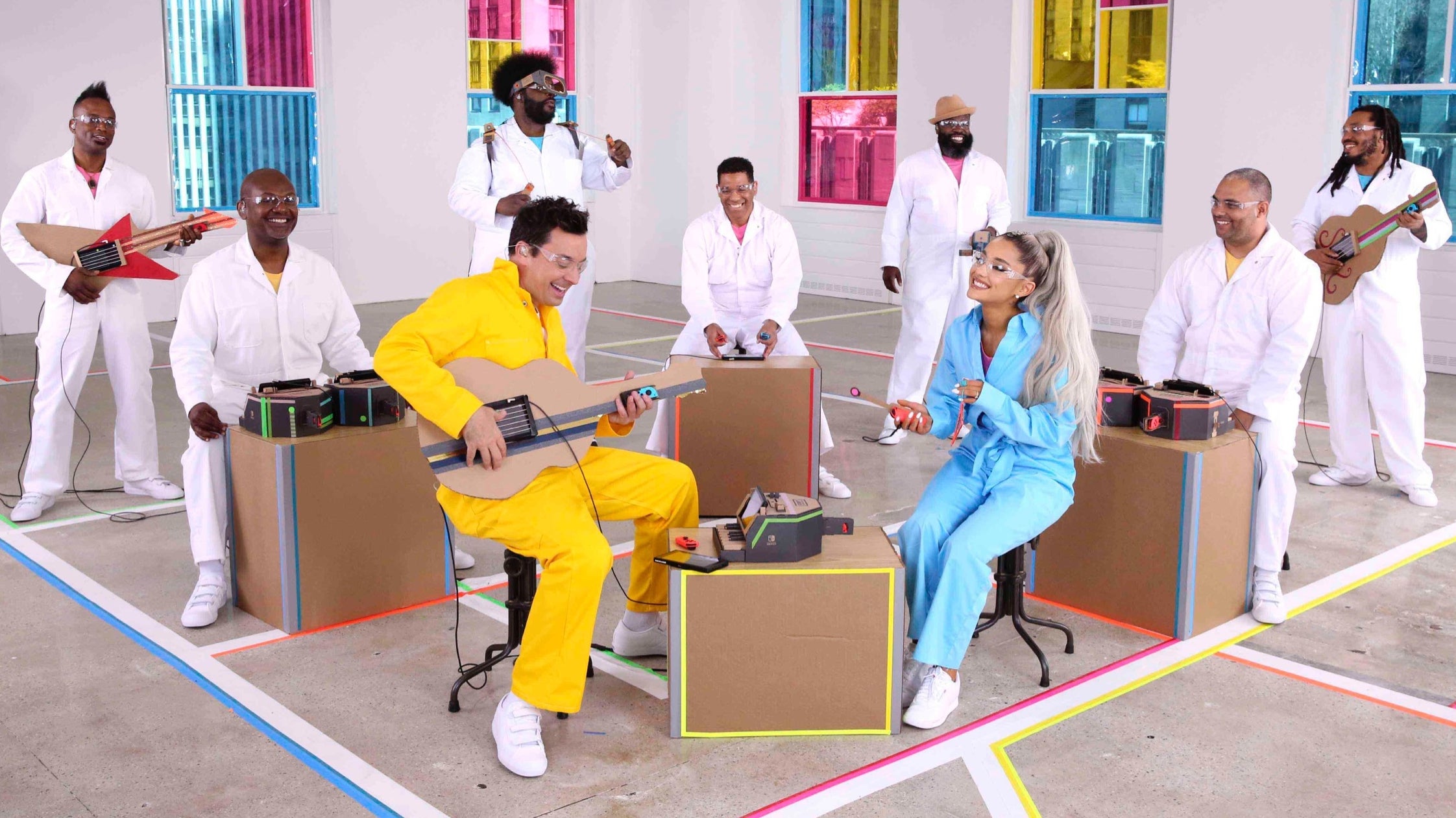 Image for Here's what Ariana Grande and a bunch of Labo instruments sound like live