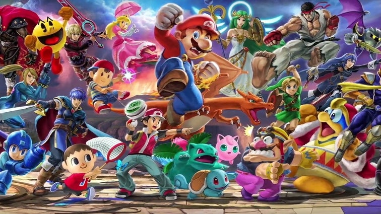 图片为Masahiro Sakurai分享最终的Smash Bros Ultimate截图