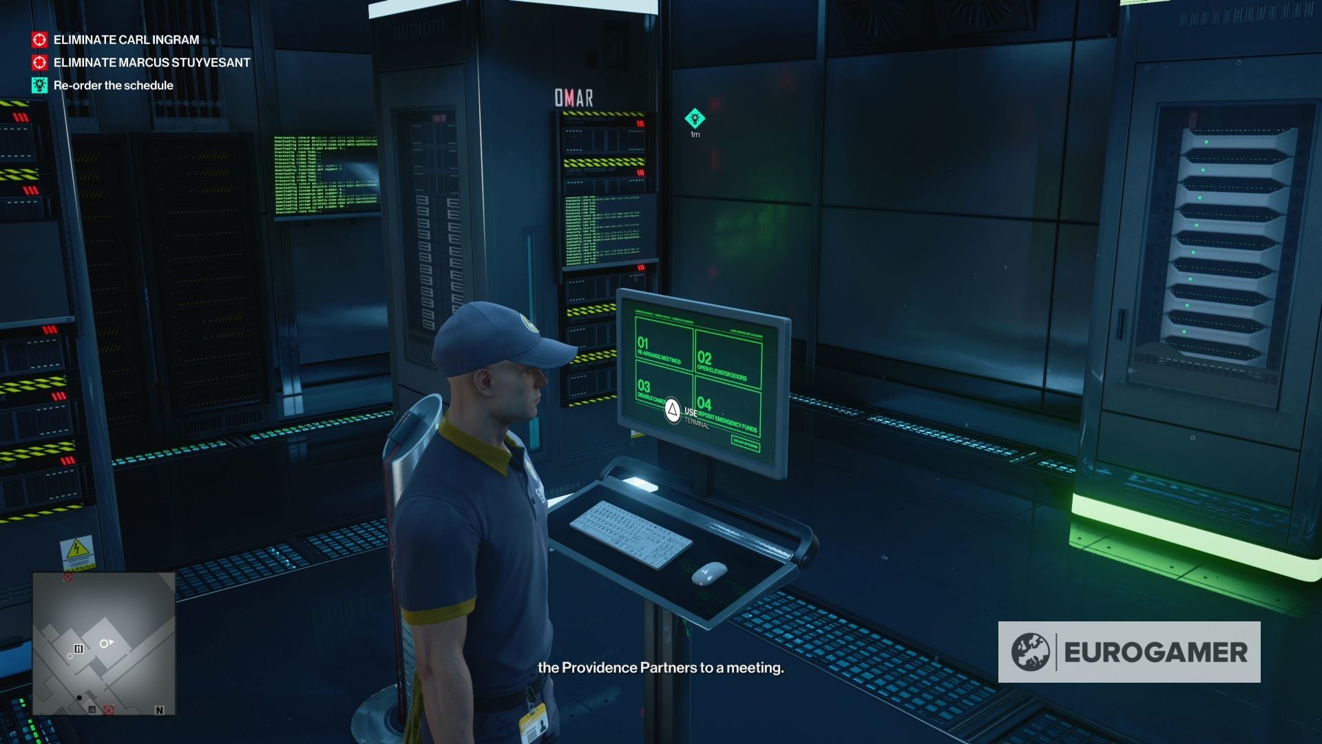 Hitman 3 server room puzzle  How to acquire admin privileges and what to do during the manual override procedure in Dubai - 7