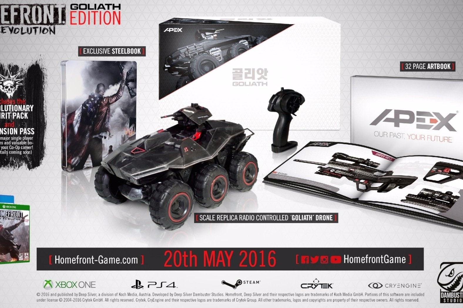 Image for Homefront: The Revolution's Goliath Edition comes with a real-life drone