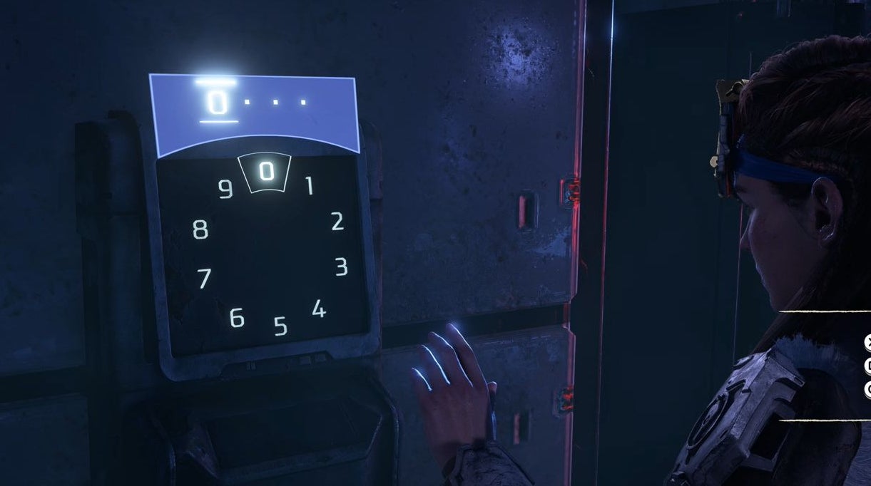 Afbeeldingen van Horizon Forbidden West Death's Door code: Wat is de code voor de bunker deur?