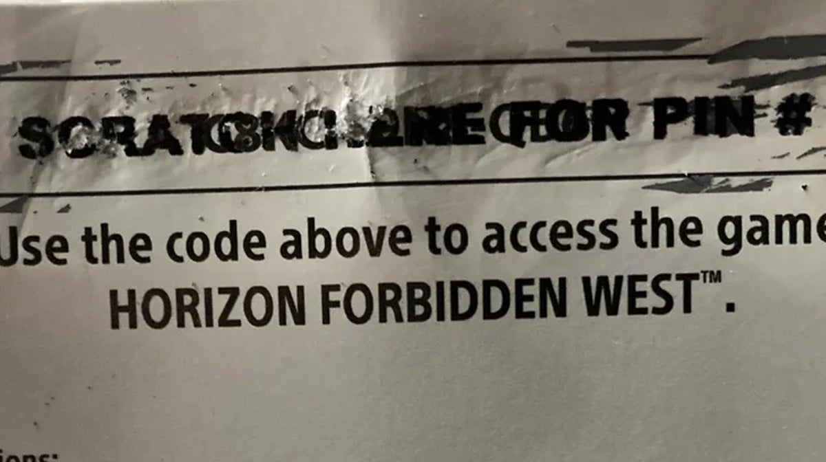 Obrazki dla Dostał wadliwy kod na Horizon Forbidden West w zestawie PS5. Pomogła społeczność