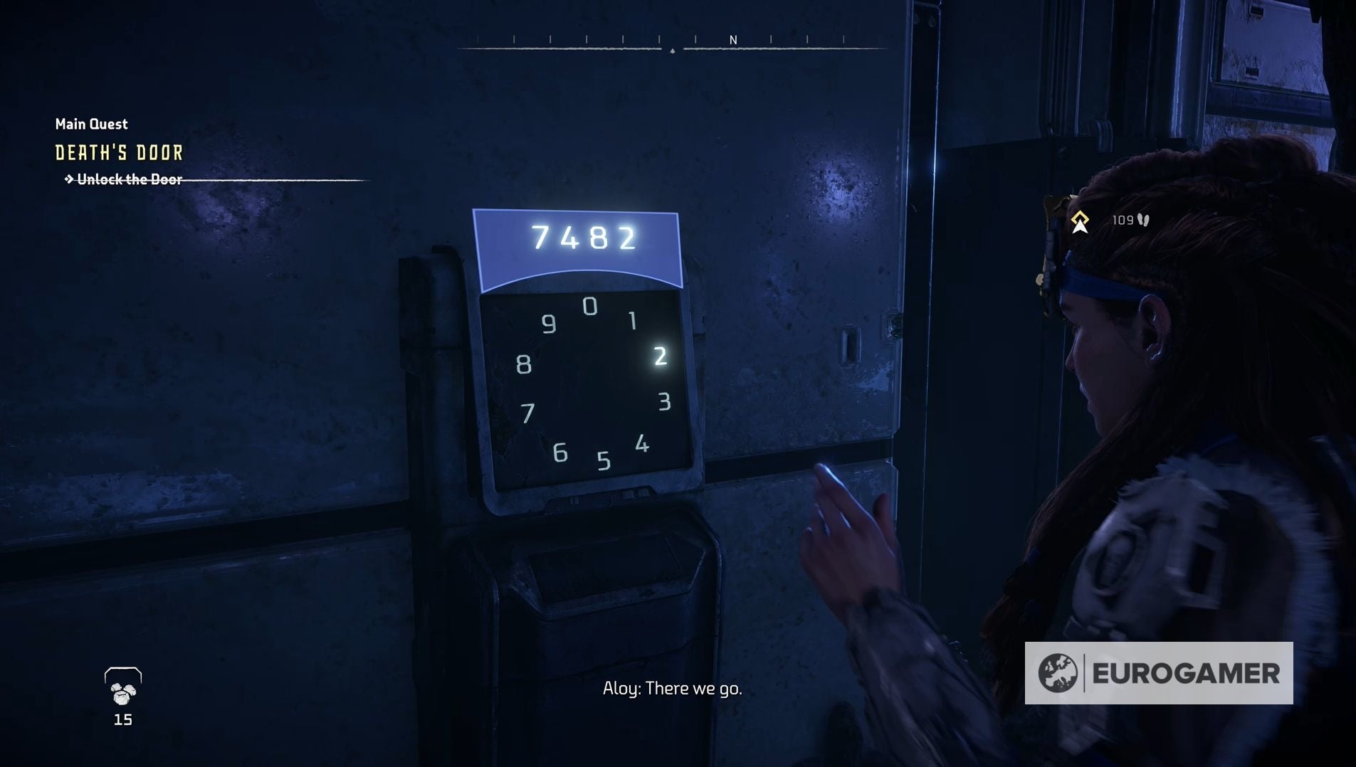 Horizon Forbidden West Death s Door code  What is the code for the bunker door  - 95