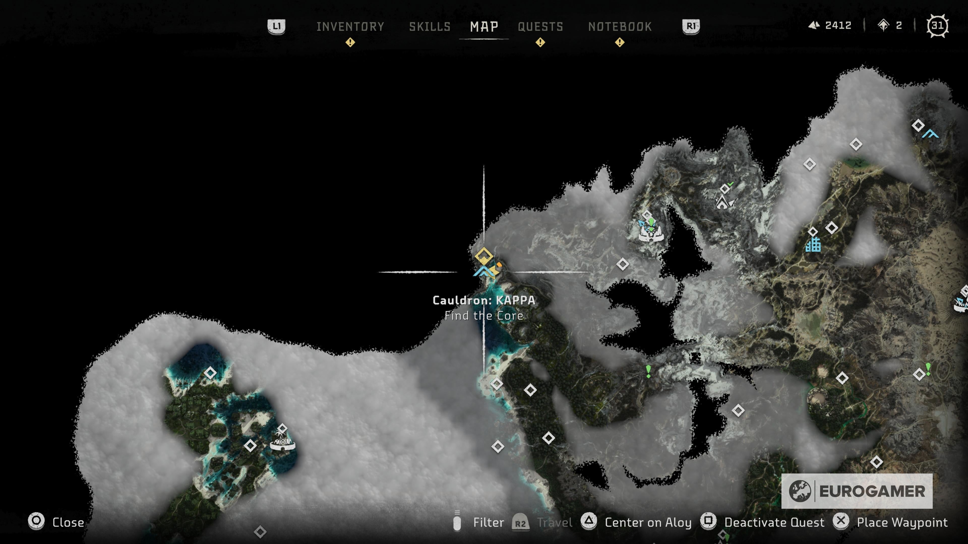 Horizon Forbidden West cauldron locations  All cauldrons and machine override unlocks in Horizon - 59