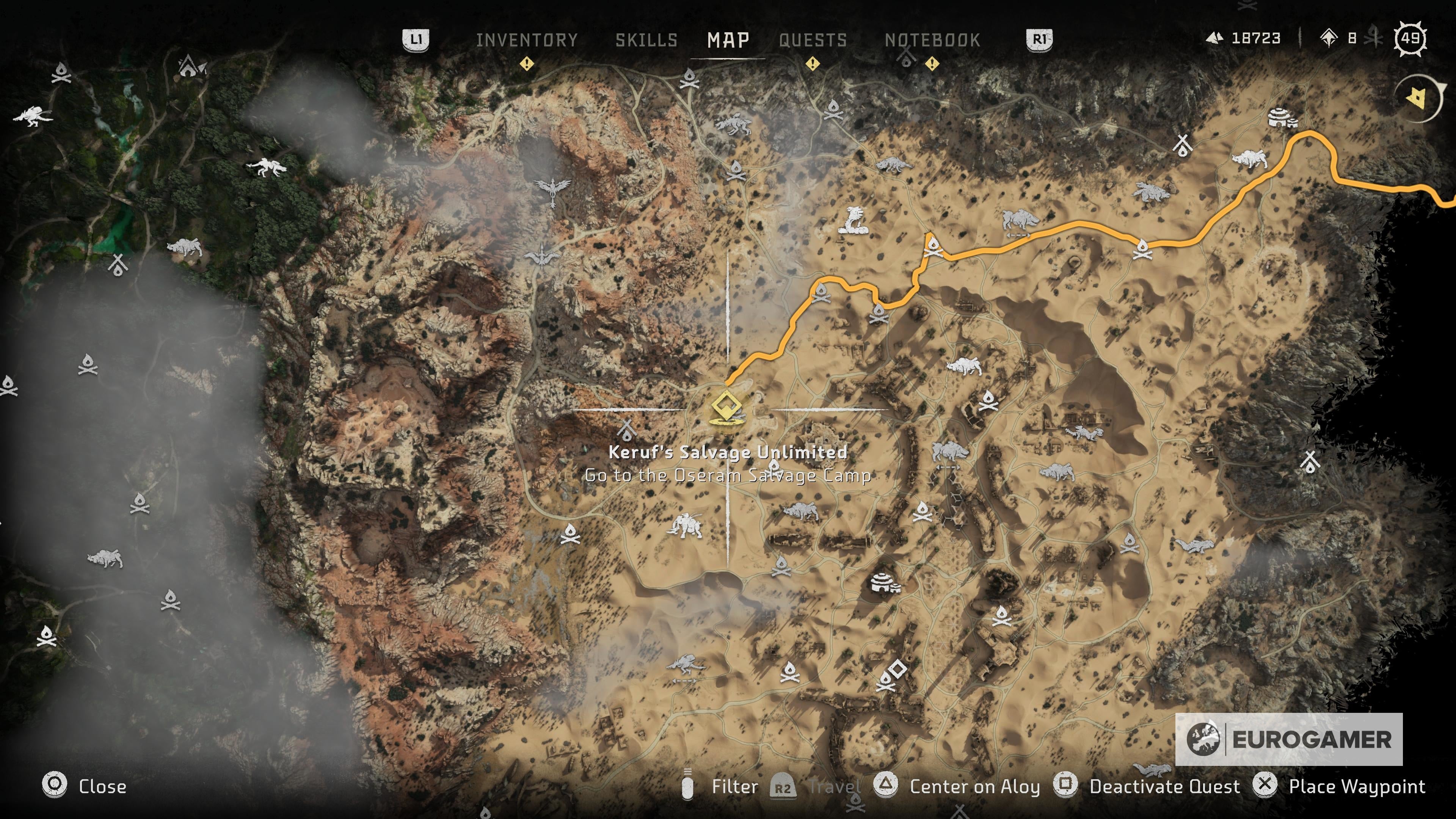 Horizon Forbidden West Salvage Contracts  How to complete the Larend  Runda  Handa and Danur Salvage Contracts explained - 43