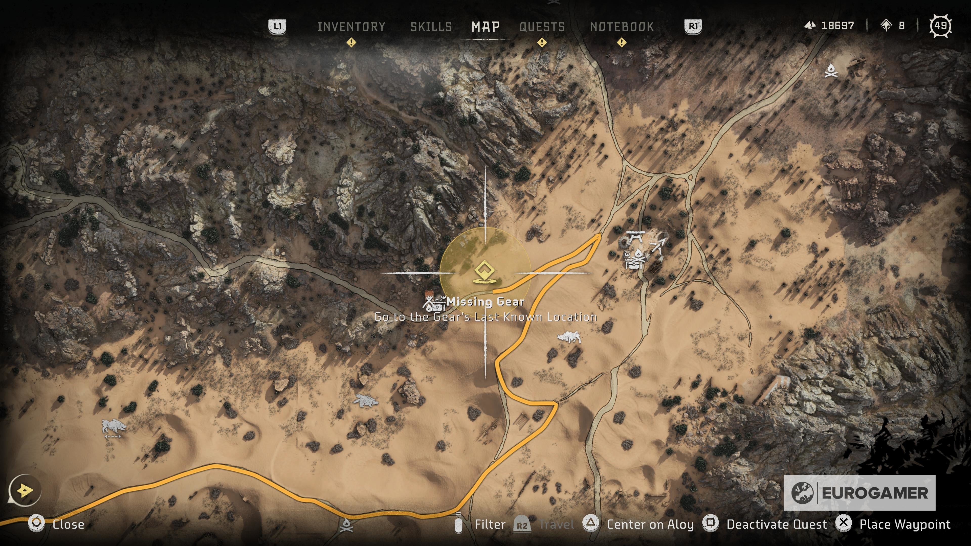 Horizon Forbidden West Salvage Contracts  How to complete the Larend  Runda  Handa and Danur Salvage Contracts explained - 46