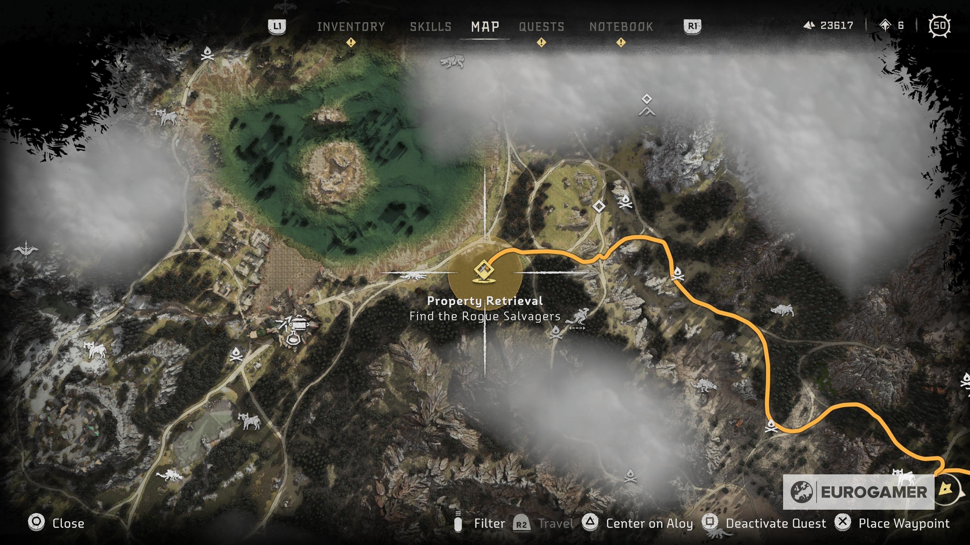 Horizon Forbidden West Salvage Contracts  How to complete the Larend  Runda  Handa and Danur Salvage Contracts explained - 23