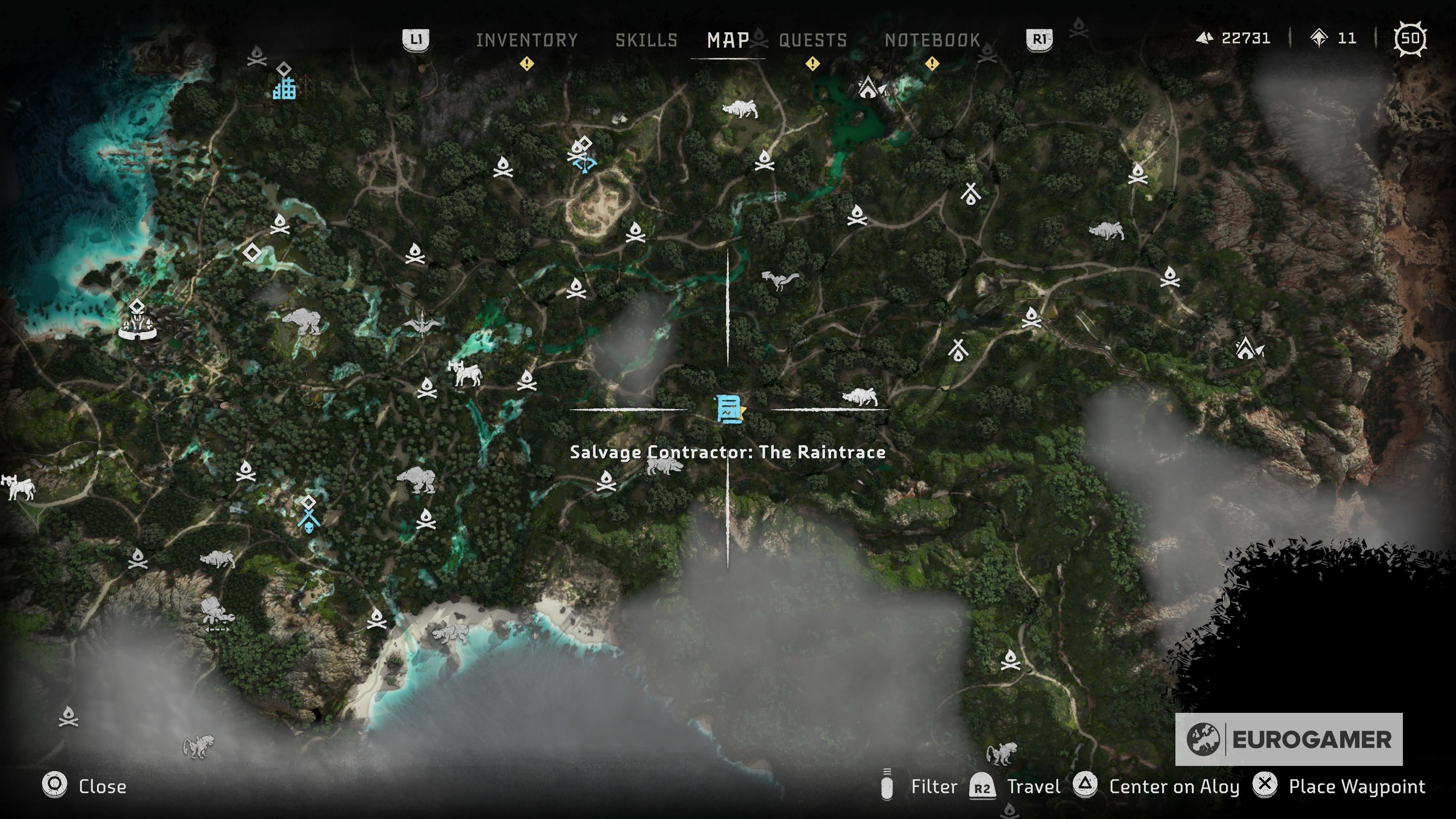 Horizon Forbidden West Salvage Contracts  How to complete the Larend  Runda  Handa and Danur Salvage Contracts explained - 21